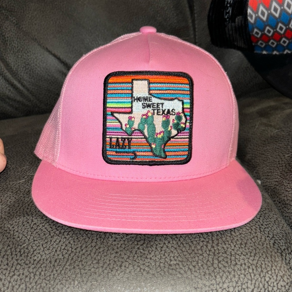 lazy J pink men’s hat